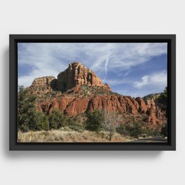 Red Rock Framed Canvas