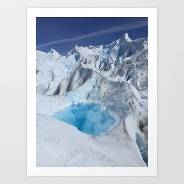 Glacial Water Art Print