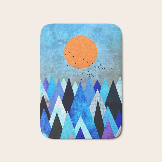 Blue Nature XXV Bath Mat
