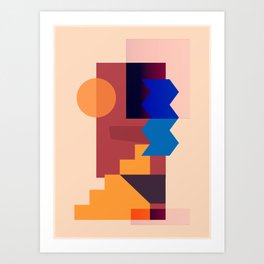 Geometric Shapes 20 Art Print