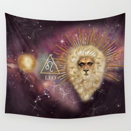 Leo The Lion Wall Tapestry