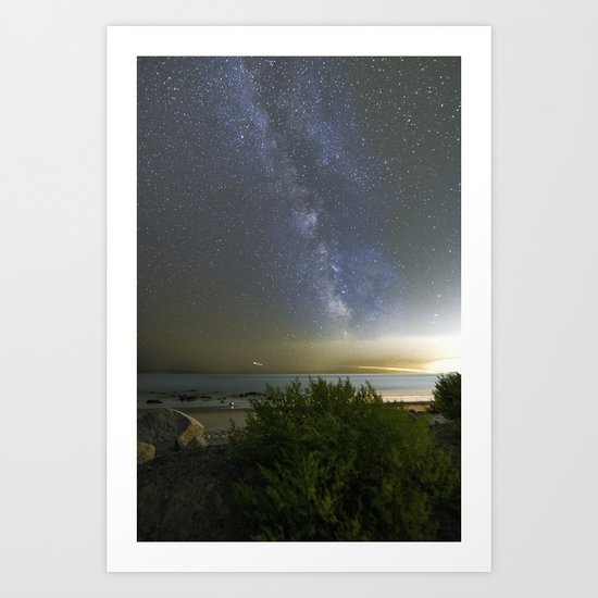 Milkyway at Pebble Beach Art Print