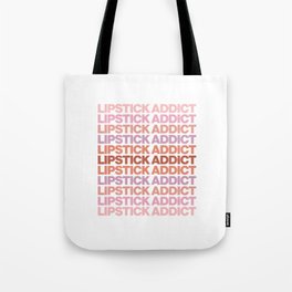 Haute Leopard  Lipstick Addict Stylish Graphic Tote Bag