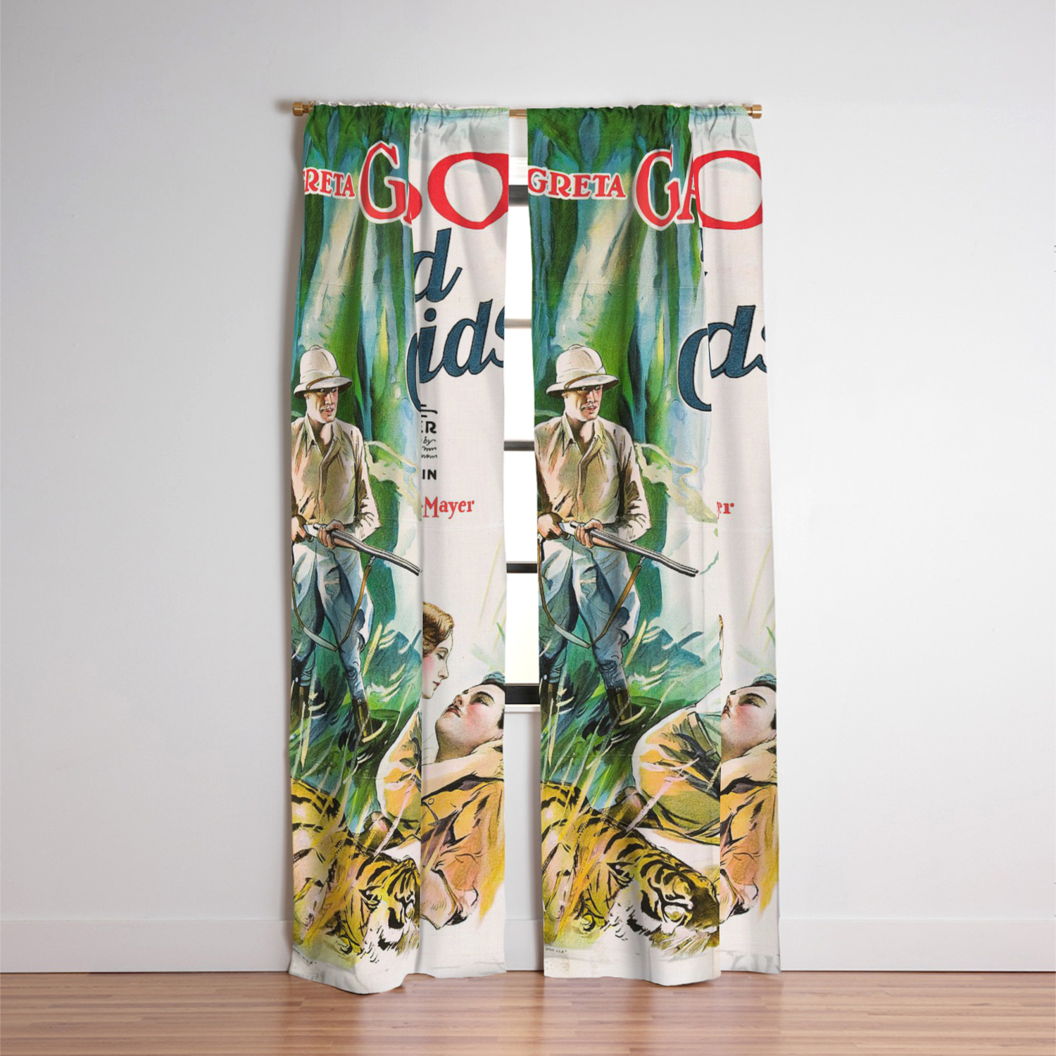 Classic Movie Poster Wild Orchids Blackout Curtain By Serpentfilms Society6
