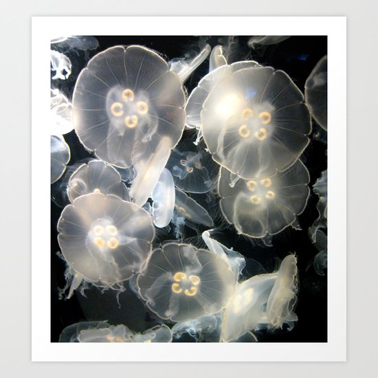 JellyFish Garden Art Print