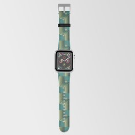 Abstraction_NEW_SUN_STREAM_RIVER_FLOW_LINE_POP_ART_0430B Apple Watch Band