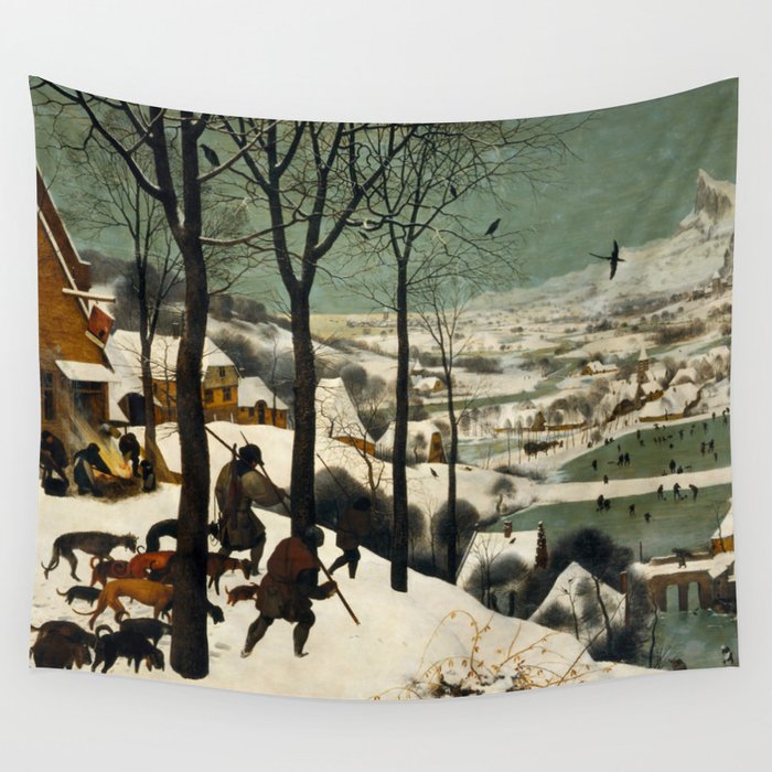 The Hunters in the Snow, Pieter Bruegel the Elder Wall Tapestry