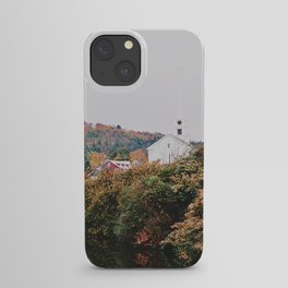 Country scene in Stowe Vermont - 35mm film iPhone Case