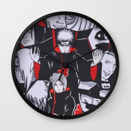 The Akatsuki Wall Clock | Anime, Ninja, Digital, Manga, Kaneki, Onepiece, Akatsuki, Japanese, Cosplay, Pain 