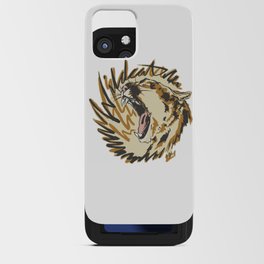 Wildcat Roar - Mountain Lion - Orange Ochre iPhone Card Case