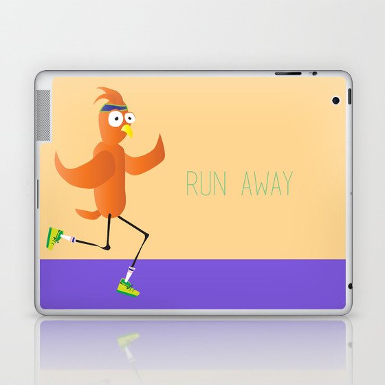 Running Bird Laptop & iPad Skin
