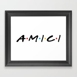 Amici Framed Art Print