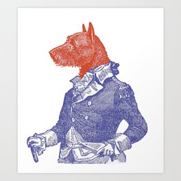 General Dog Art Print