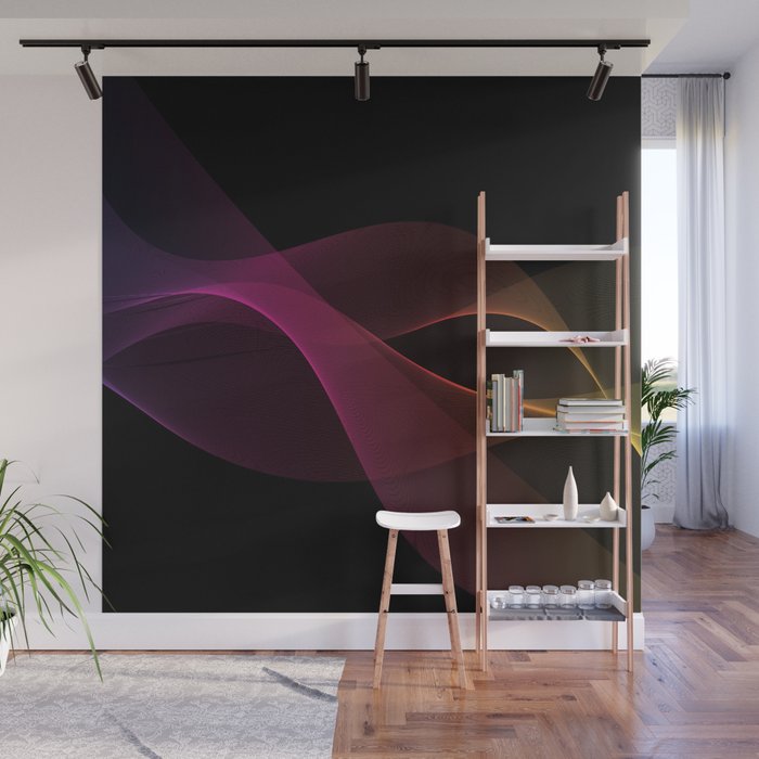 Calm Warm Breeze Abstract Wall Mural