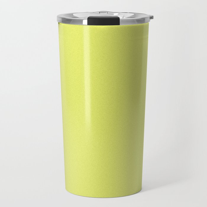 Pure Light Yellow Travel Mug
