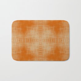 Cross Hatch Tangerine Bath Mat