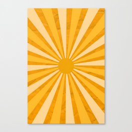 Retro Vibes Abstract Canvas Print