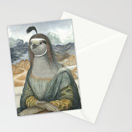 Mona Quail Stationery Card