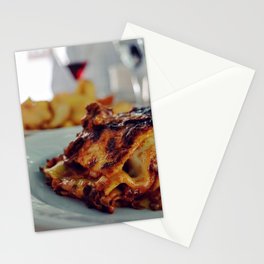 Lasagna from Italy Stationery Card