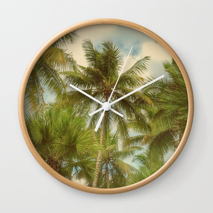 Palms Wall Clock