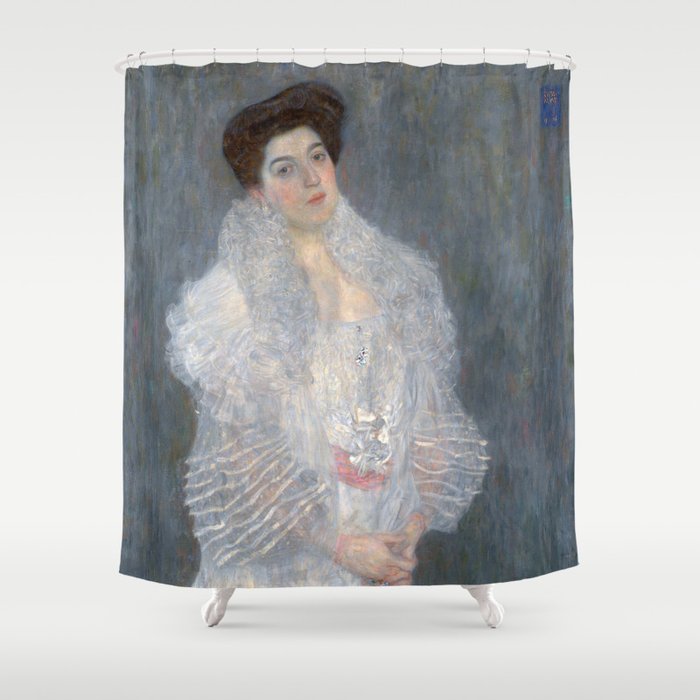 Gustav Klimt - Portrait of Hermine Gallia Shower Curtain