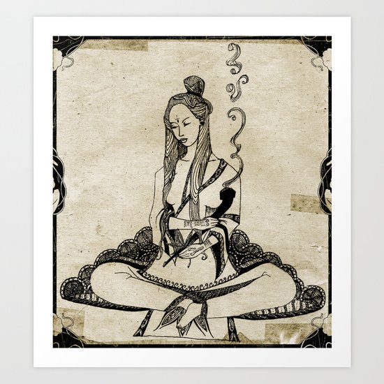 Shanti Art Print