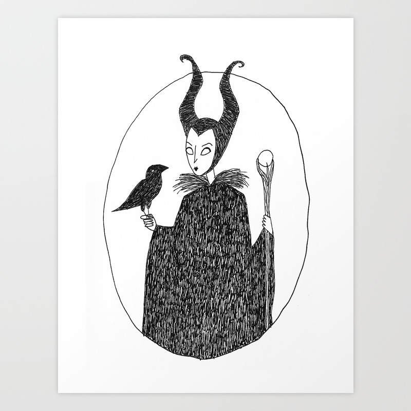 Fairy Tale Witch Art Print By Mariathewitch Society6