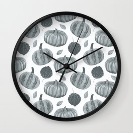 Harvesting Pumpkin - Mono Wall Clock