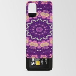 New Purple Ring of Flowers Android Card Case