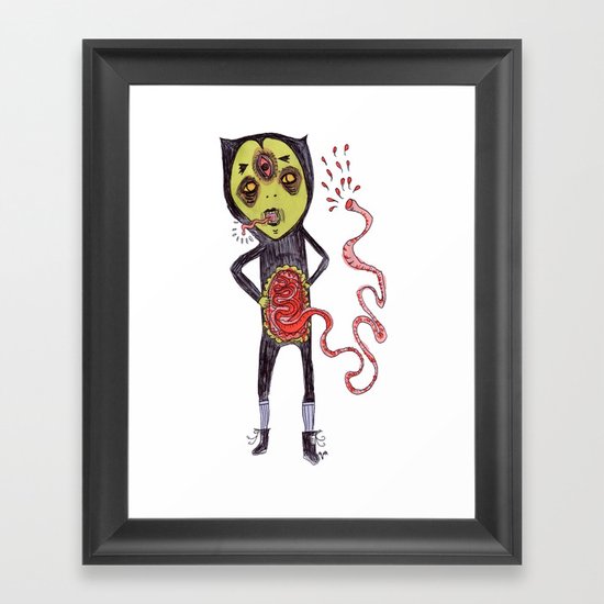 Gastric bypass DEMON Framed Art Print
