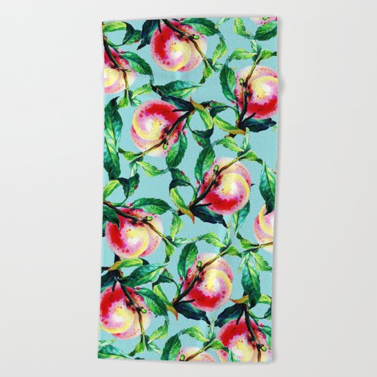 Peachy #society6 #decor #buyart Beach Towel