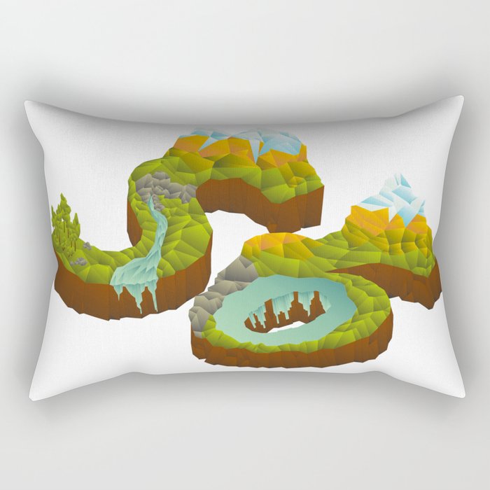 S6 Tee Landscape Rectangular Pillow