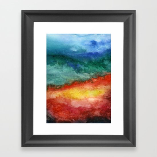 Leaving California Framed Art Print