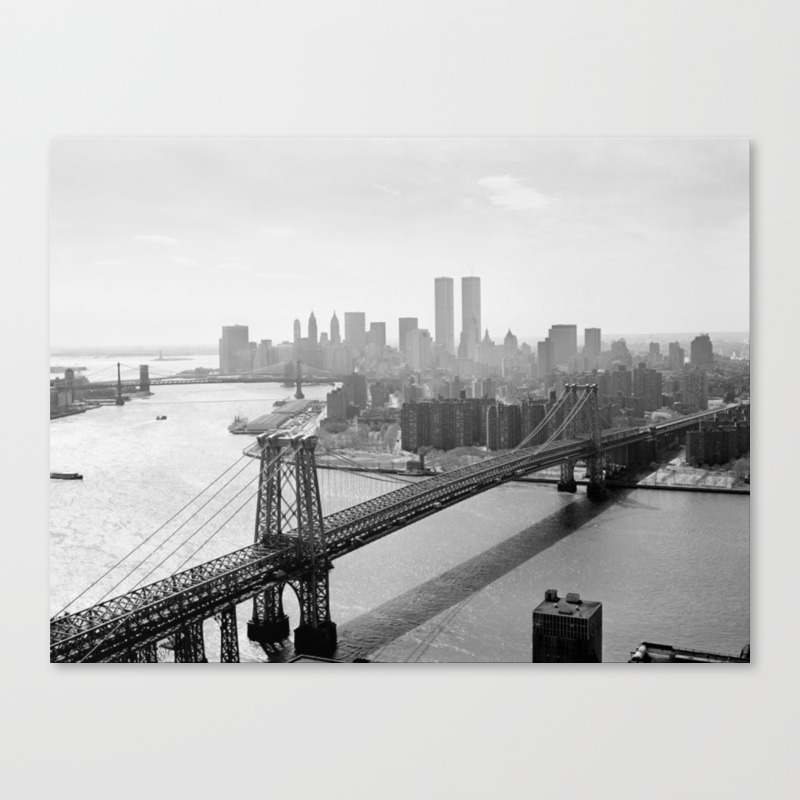 World Trade Center with Brooklyn Bridge in foreground New York City Photo Print 
