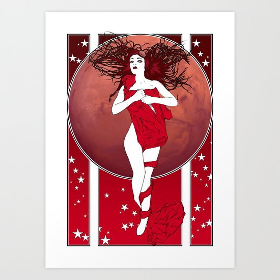 Mars Art Print