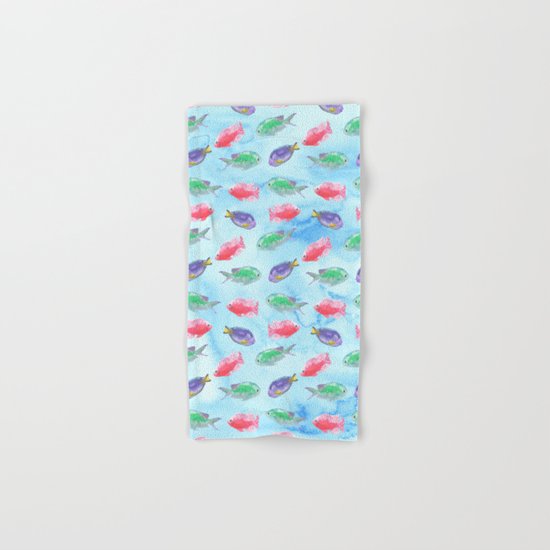 Tropical Fish Hand & Bath Towel