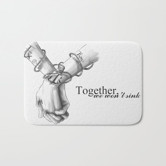Together, we won't sink Bath Mat