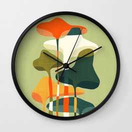 Little mushroom Wall Clock