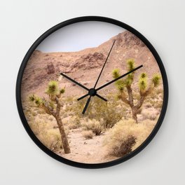rhyolite (vertical print) Wall Clock