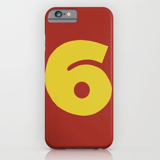 Number 6 iPhone & iPod Case