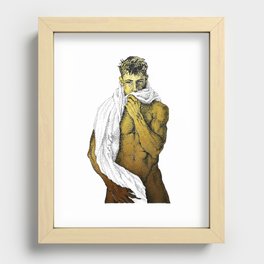 Joey - NOODDOOD (Gold not shiny) Recessed Framed Print