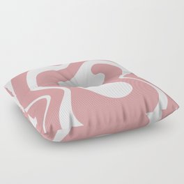 Rose abstract Floor Pillow
