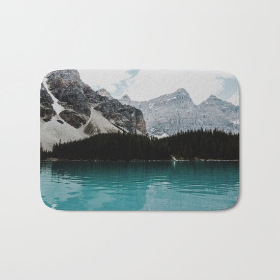 Lake Moraine, Banff National Park Bath Mat
