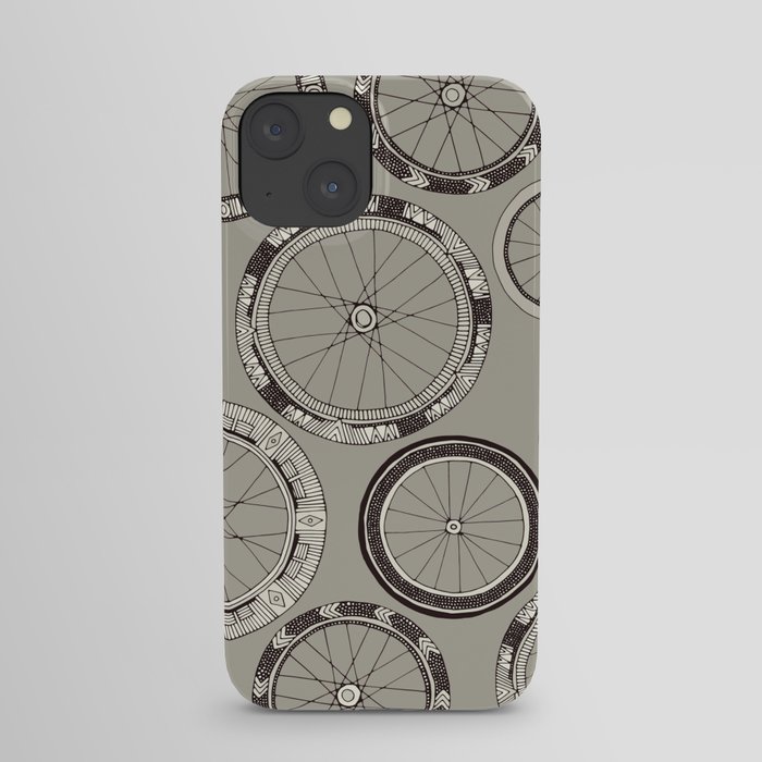 bike wheels stone iPhone Case