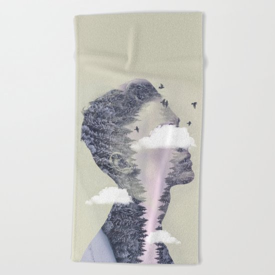Dreaming of Ink Beach Towel