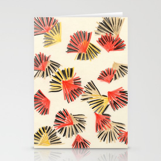 Starburst in Flame Stationery Cards