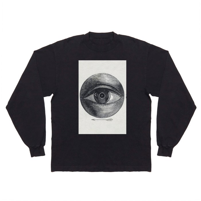 Eye Menselijk oog met een afwijking print Isaac Weissenbruch Long Sleeve T Shirt