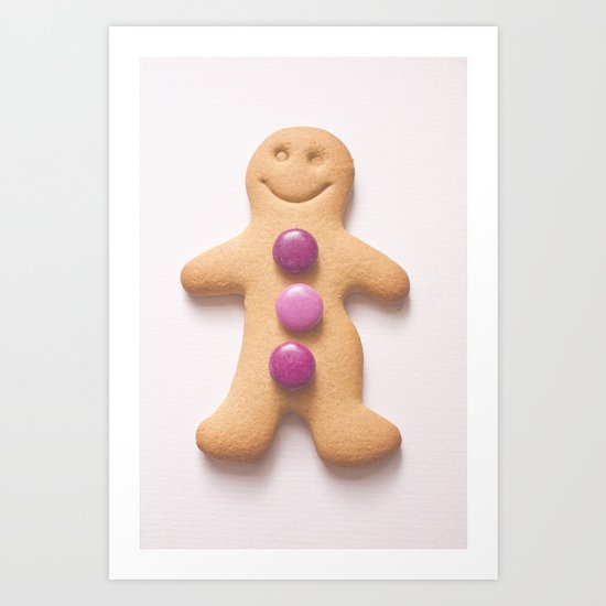 GingerBread Man Art Print
