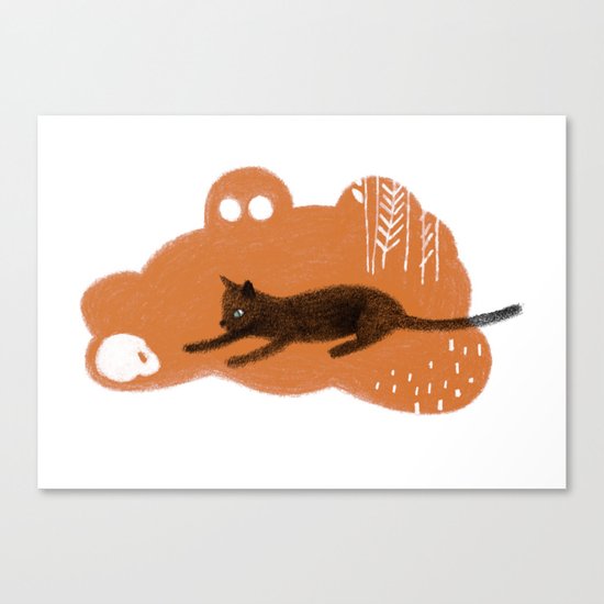 Cat's Dream Canvas Print
