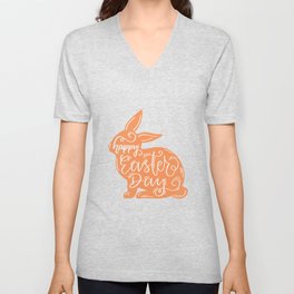 Happy Easter Day V Neck T Shirt